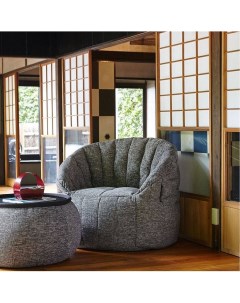Кресло мешок со столиком Cove Package Luscious Grey темно серый Ambient lounge