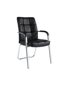 Конференц кресло BN_TQ_Echair 810 VPU кожзам черный хром Easy chair