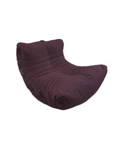 Кресло мешок нового формата aLounge Acoustic Sofa Aubergine Dream велюр фиолетовый Ambient lounge