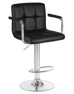 Барный стул KRUGER ARM D LM 5011 black хром черный Империя стульев