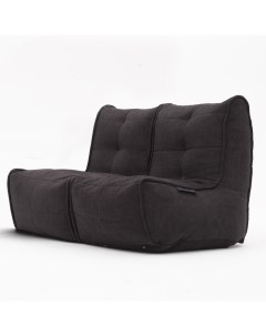 Крайние секции для модульного дивана Twin Couch Black Sapphire цвет черный Ambient lounge
