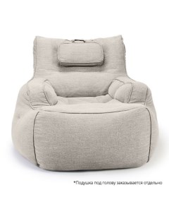 Современное кресло для отдыха aLounge Tranquility Armchair Keystone Grey шенилл Ambient lounge