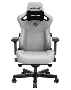 Кресло игровое Kaiser 3 цвет серый размер XL 180кг материал ткань Anda seat