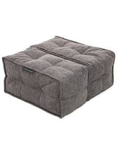 Оттоманка для ног к модульному дивану Twin Ottoman Luscious Grey серый Ambient lounge
