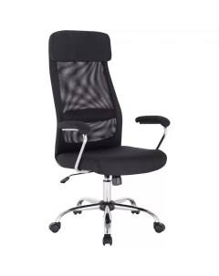 Кресло для руководителя 591 TC черное сетка ткань металл 1114741 Easy chair