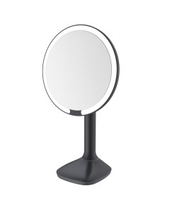 Зеркало настольное косметическое с подсветкой и увеличением 5х JAVA S M8888H черный Savol