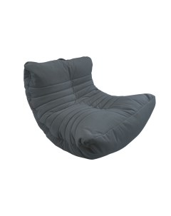 Кресло мешок нового формата aLounge Acoustic Sofa Luscious Grey велюр темно серый Ambient lounge