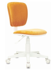 Кресло детское CH W204NX оранжевый Velvet 72 крестовина пластик пластик белый Бюрократ