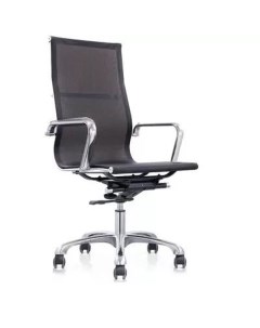 Кресло для руководителя 702 T черное сетка металл 298062 Easy chair