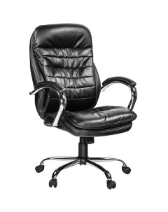 Кресло BN_Dp_Руководителя EChair 515 RT рецикл кожа черная Easy chair