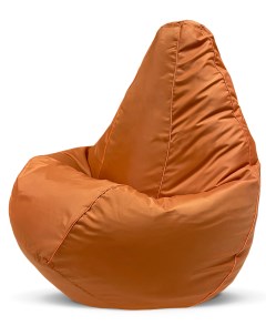 Кресло мешок Груша Оксфорд Размер XXXXL оранжевый Puflove