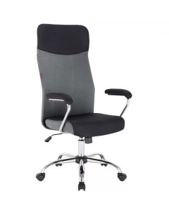 Кресло для руководителя 590 TC серое черное ткань металл 1114737 Easy chair