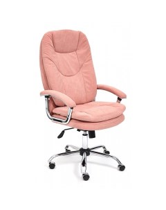 Кресло компьютерное офисное на колесиках ортопедическое SOFTY LUX розовый Tetchair