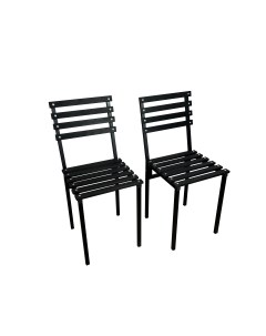 Комплект стульев 2 шт 500 10002 2 черный Solarius