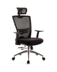 Кресло для руководителя Polo S Ткань сетка чёрная Everprof