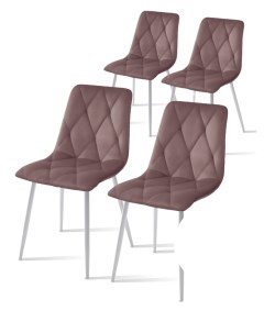 Комплект стульев 4 шт NapoliAMO17Wx4 серый в ассортименте Roomeko