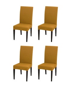 Комплект чехлов на стул со спинкой Jersey 4шт 10621 Luxalto