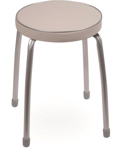 Табурет Фабрик 2 с мягким сиденьем 32 см серый Nika
