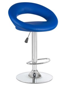 Барный стул MIRA D LM 5001 blue хром синий Империя стульев