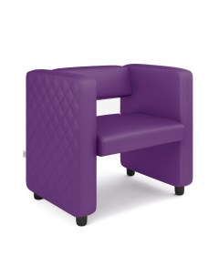 Кресло ЙОККИ экокожа фиолетовый Monofix