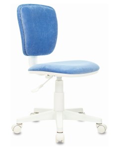 Кресло детское CH W204NX голубой Velvet 86 крестовина пластик пластик белый Бюрократ
