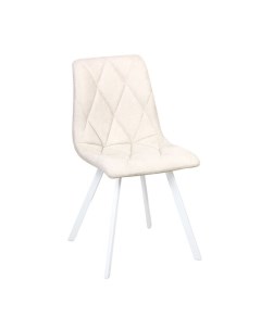 Стул РОККИ White WX 221 beige textile белый бежевый Империя стульев
