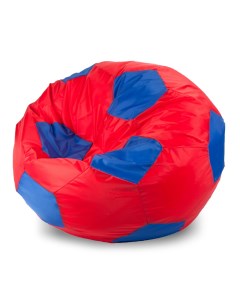 Кресло мешок Мяч L 75x75 оксфорд Красный и синий Пуффбери