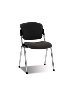 Офисный стул Era каркас хром черная ткань Nowy styl