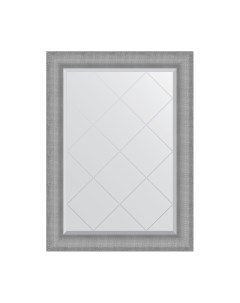Зеркало с гравировкой в раме 77x104см BY 4545 серебряная кольчуга Evoform