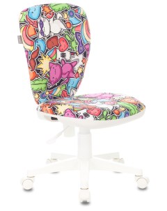 Кресло детское KD W10 обивка ткань цвет мультиколор Бюрократ
