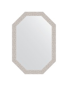 Зеркало в раме 48x68см BY 7005 мозаика хром Evoform