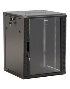 Шкаф настенный 19 дюймовый TWB 2245 GP RAL9004 Hyperline