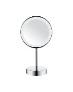 Косметическое зеркало AM M 062 CR с подсветкой с увеличением Хром Art&max
