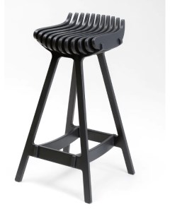 Барный стул для кухни и дома из дерева Антрацитово черный Playwoods