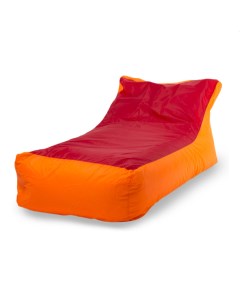 Кресло мешок Кушетка оксфорд Оранжевый и красный Пуффбери