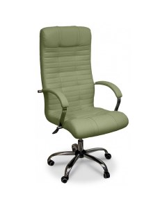 Кресло компьютерное Атлант светло зеленый Кресловъ