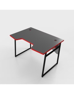 Стол компьютерный игровой геймерский Expert каркас металл серый красный Базисвуд