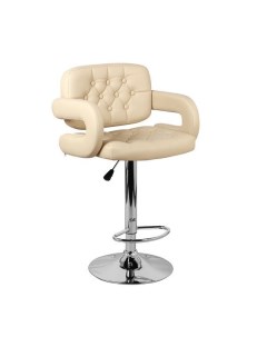 Барный стул Tiesto WX 2927 cream хром кремовый Империя стульев