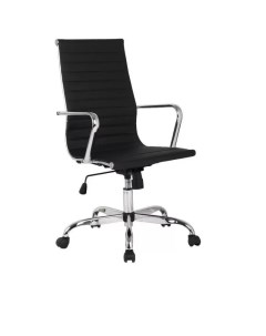 Кресло для руководителя 711 TPU черное искусственная кожа металл 1127793 Easy chair