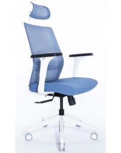 Эргономичное офисное кресло Soul Automatic SOL AUTOMATIC 01WAL синее каркас белый Falto
