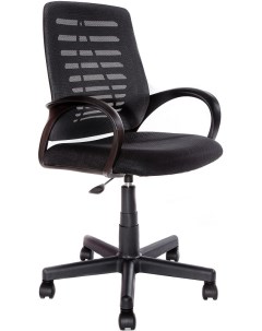 Компьютерное кресло Ирис ткань сетка черная Евростиль