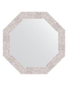 Зеркало в раме 63x63см BY 3746 соты алюминий Evoform