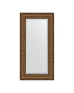 Зеркало в раме 61x121см BY 3505 виньетка состаренная бронза Evoform
