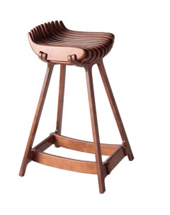 Барный стул из дерева Орех мини Playwoods