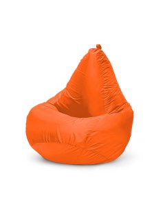 Кресло мешок пуфик груша размер XXXXL оранжевый оксфорд Onpuff