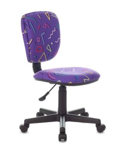 Кресло детское CH 204NX на колесиках ткань фиолетовый ch 204nx stick vio Бюрократ