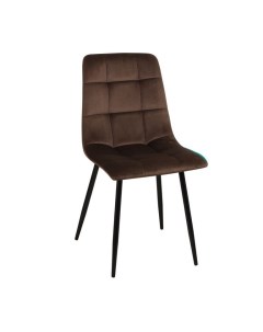 Стул ЧИЛИ Black WX 210 chocolate velure темно коричневый Империя стульев