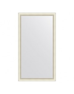 Зеркало в раме 74x134см BY 7623 белый с серебром Evoform