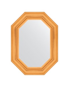 Зеркало в раме 59x79см BY 7205 травленое золото Evoform