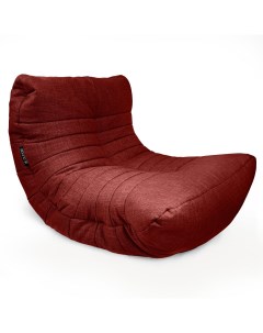Кресло мешок для отдыха aLounge Acoustic Sofa Wildberry Deluxe рогожка бордовый Ambient lounge